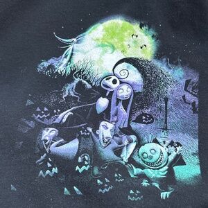 Tim Burton’s The Nightmare Before Christmas Black Hoodie Sweater